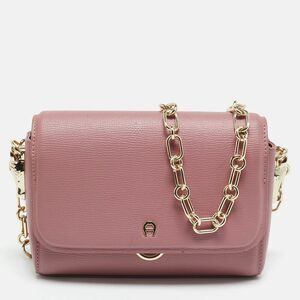 Aigner Grazia Mini Pink Leather Crossbody Bag
